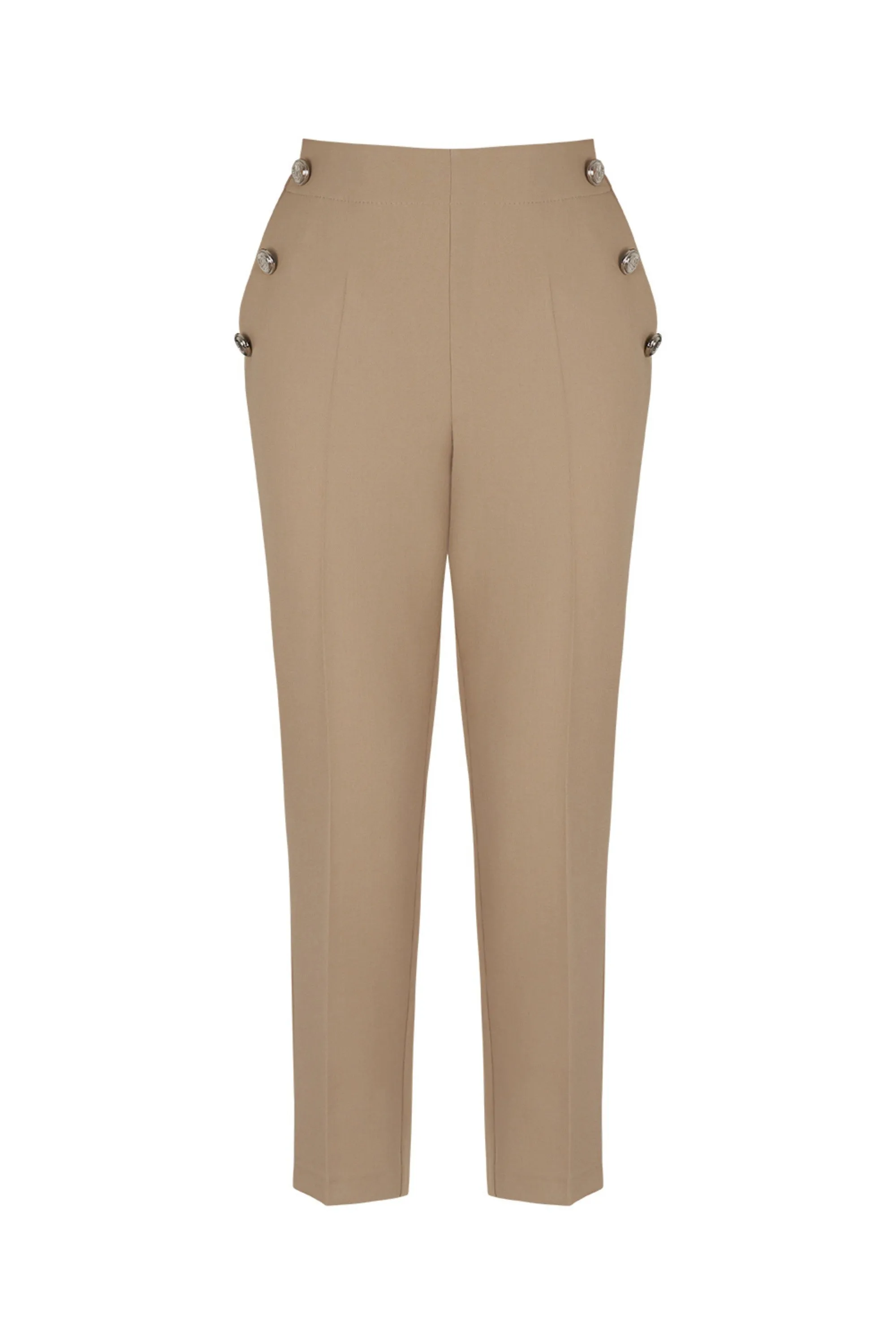 Button Detail Pants (Final Sale)
