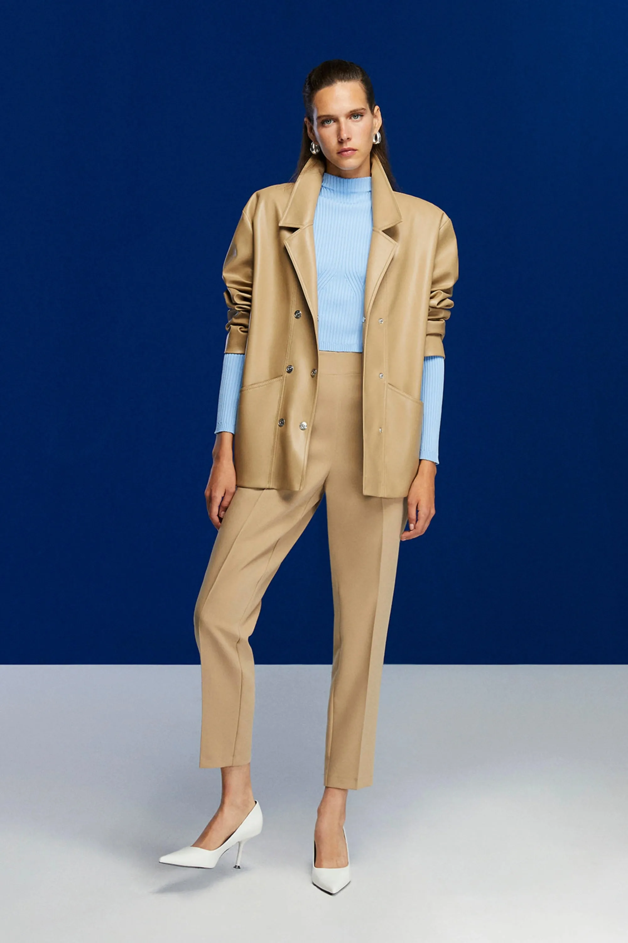 Button Detail Pants (Final Sale)