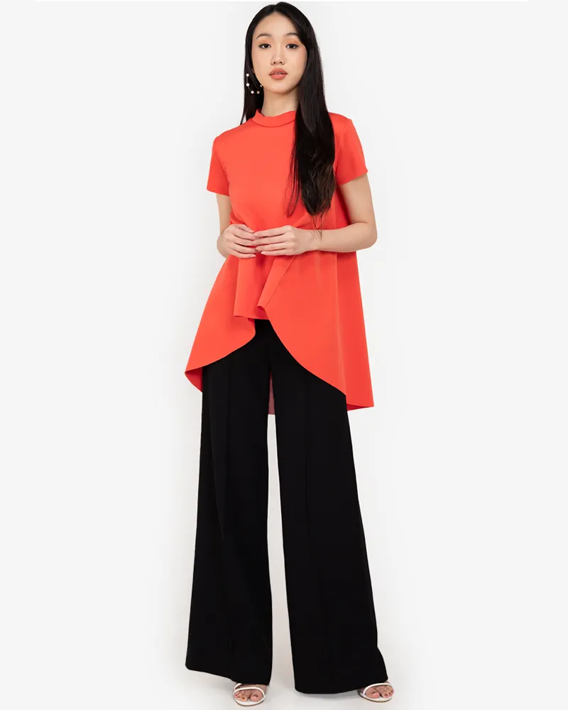 Coreen Mock Neck Top
