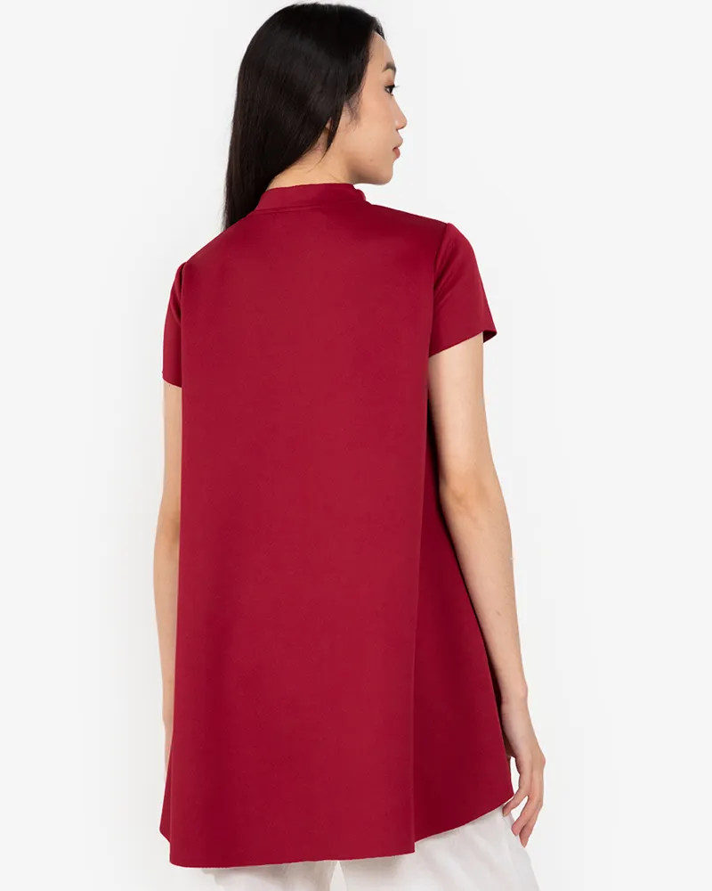 Coreen Mock Neck Top