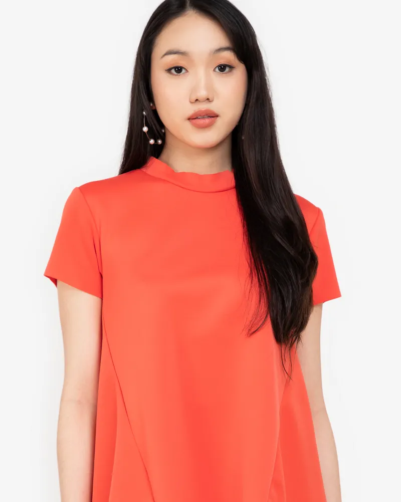 Coreen Mock Neck Top