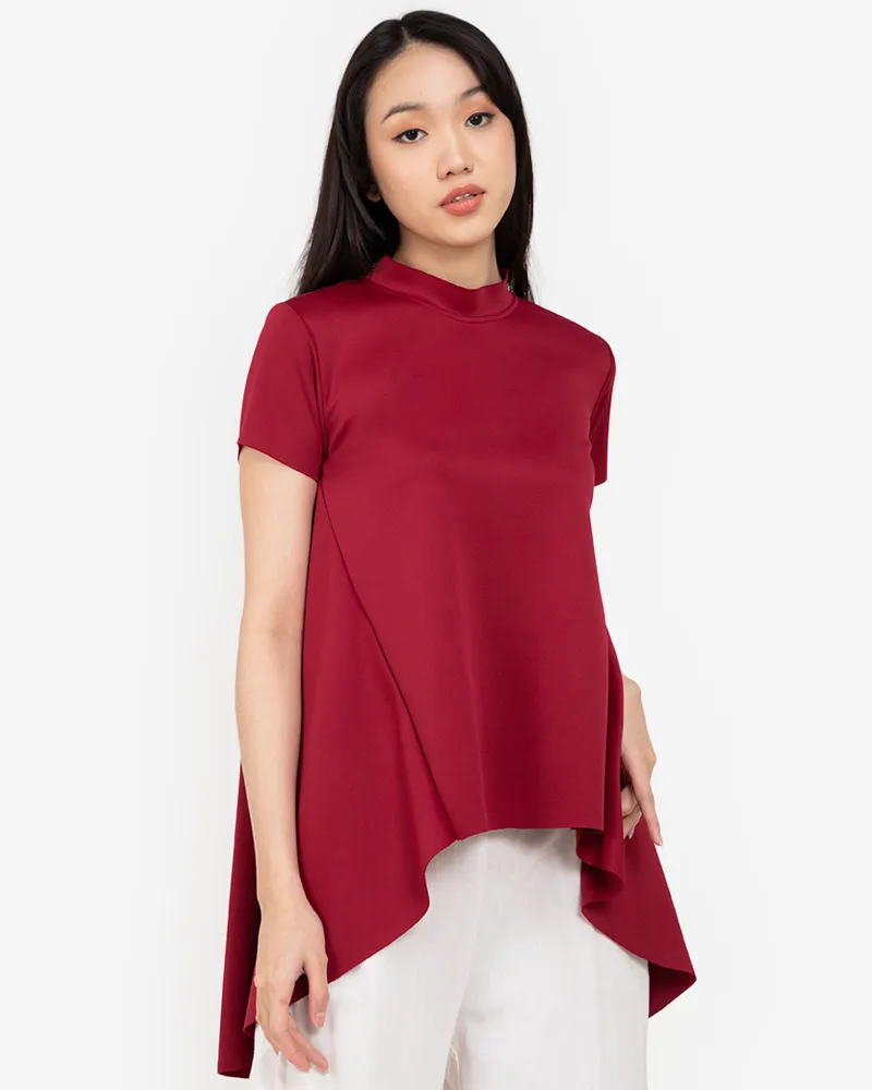 Coreen Mock Neck Top