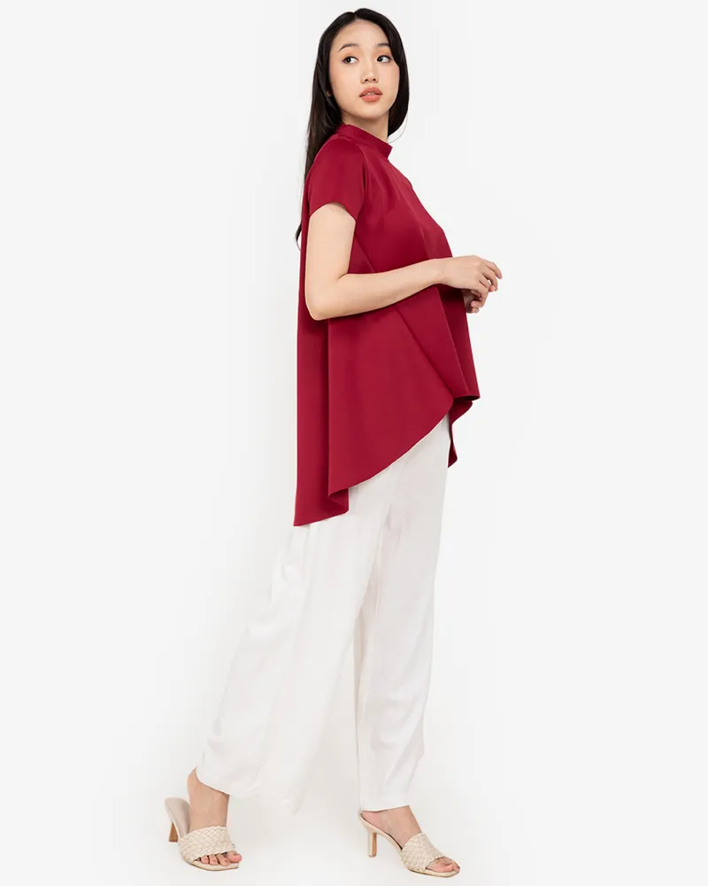 Coreen Mock Neck Top