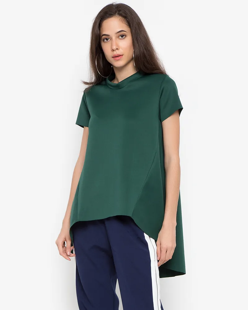 Coreen Mock Neck Top