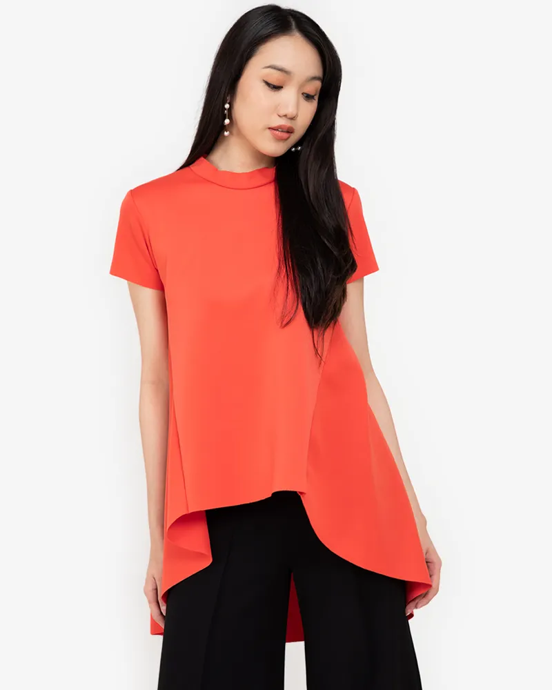 Coreen Mock Neck Top