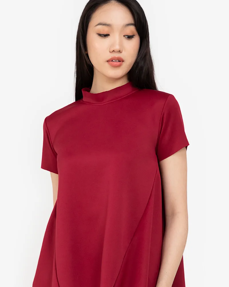 Coreen Mock Neck Top
