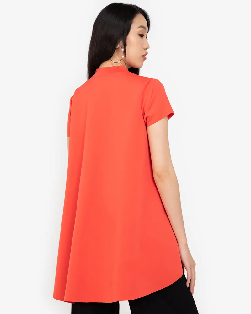 Coreen Mock Neck Top