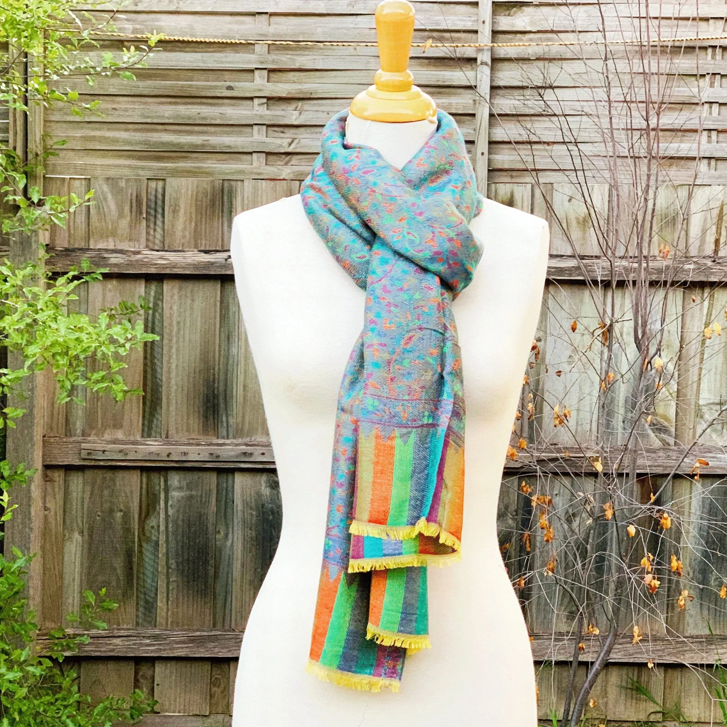 Hippie Haven Reversible Pashmina Scarf