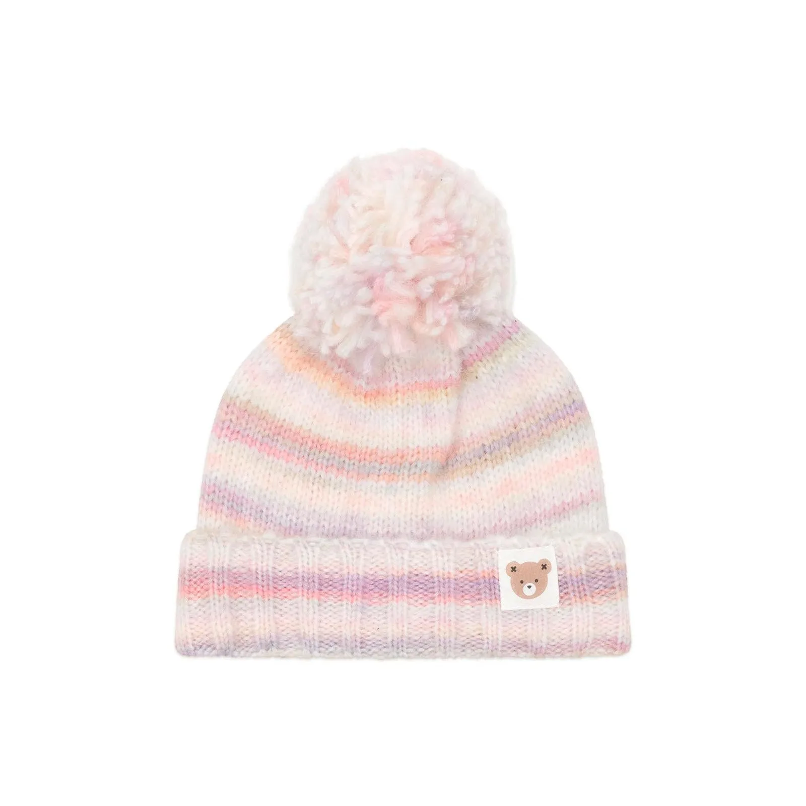 Huxbaby Rainbow Stripe Knit Beanie