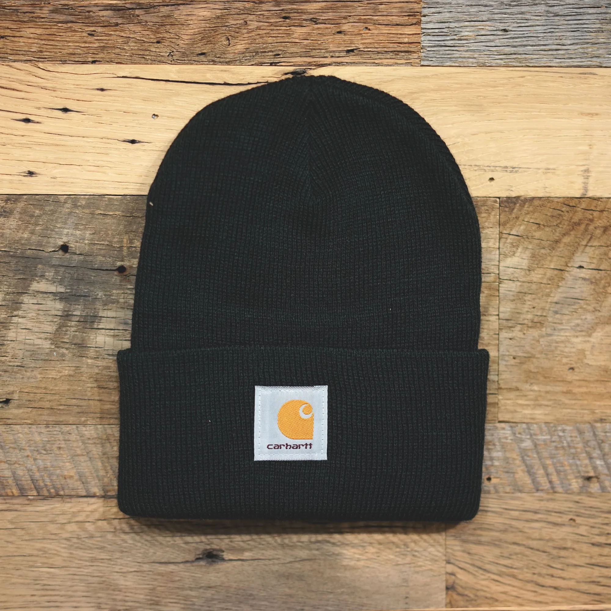 M ACRYLICK WATCH HAT, BLACK