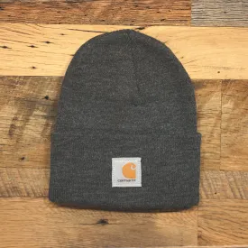 M ACRYLICK WATCH HAT, COAL HEATHER