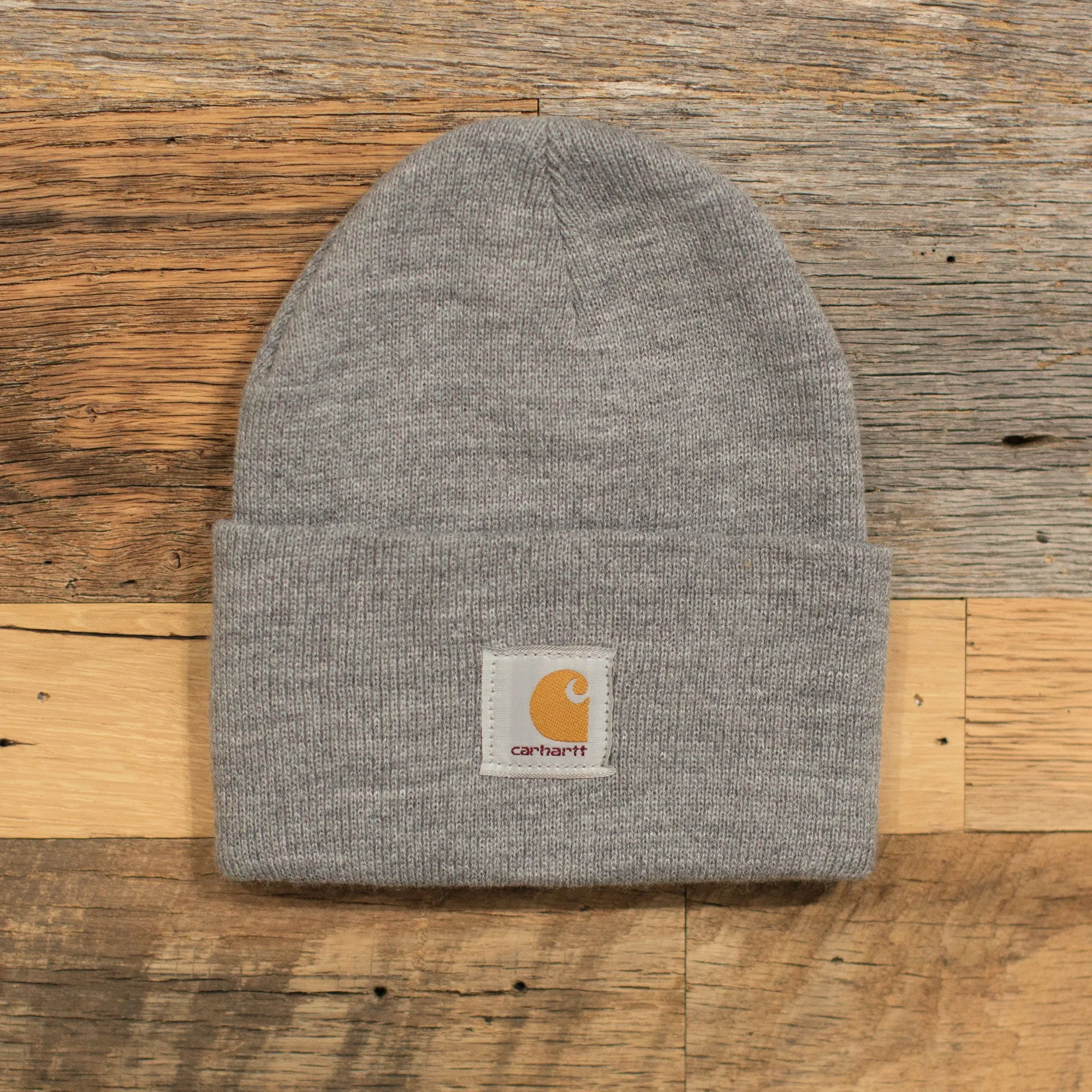 M ACRYLICK WATCH HAT, HEATHER GREY