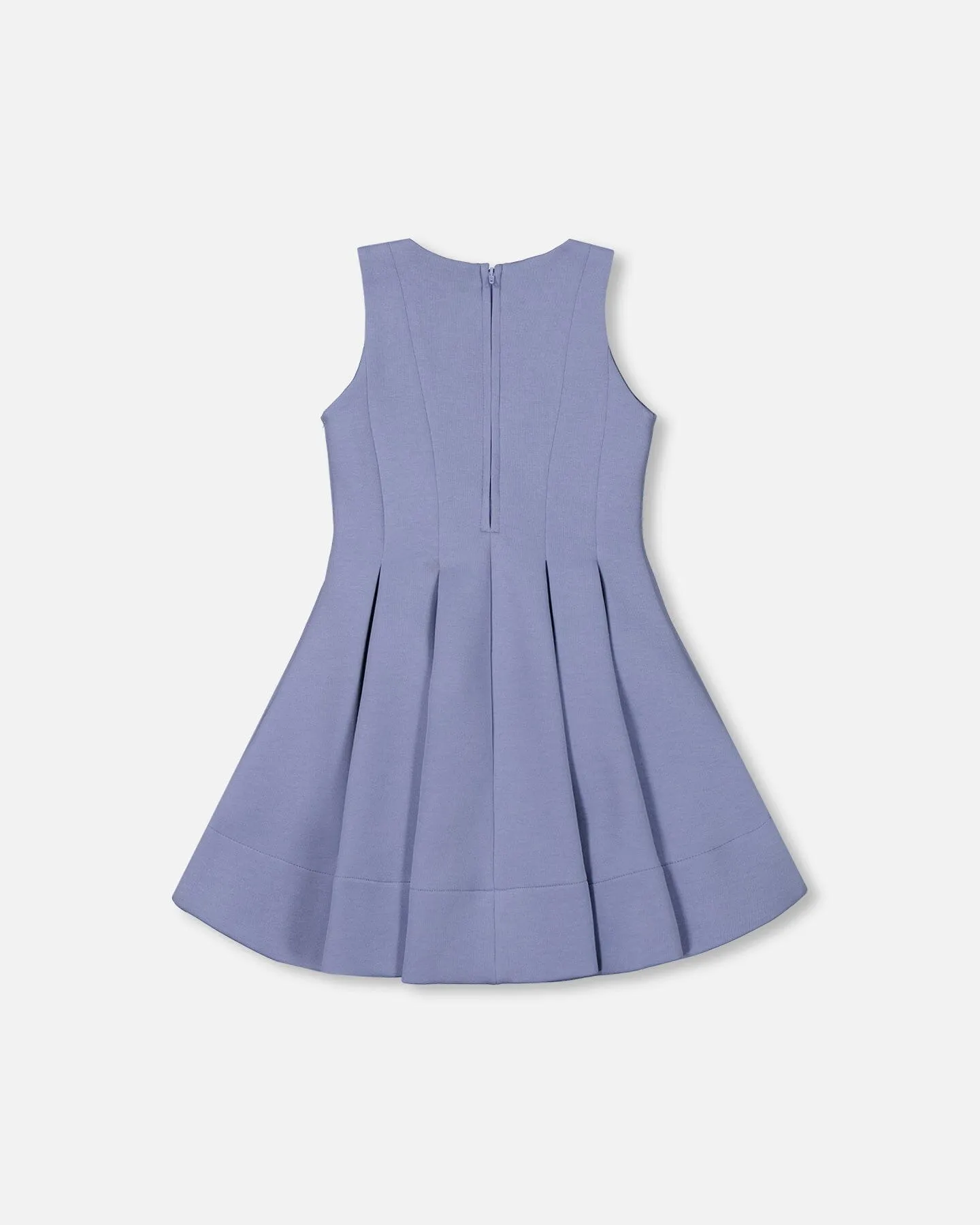 Neoprene Bow Dress Old Blue