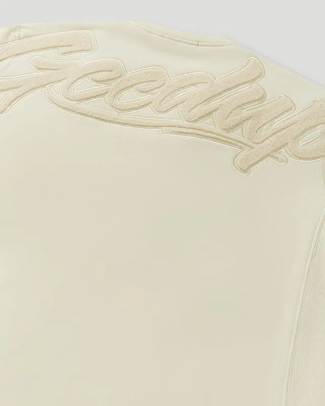 OS Script Crewneck Cream