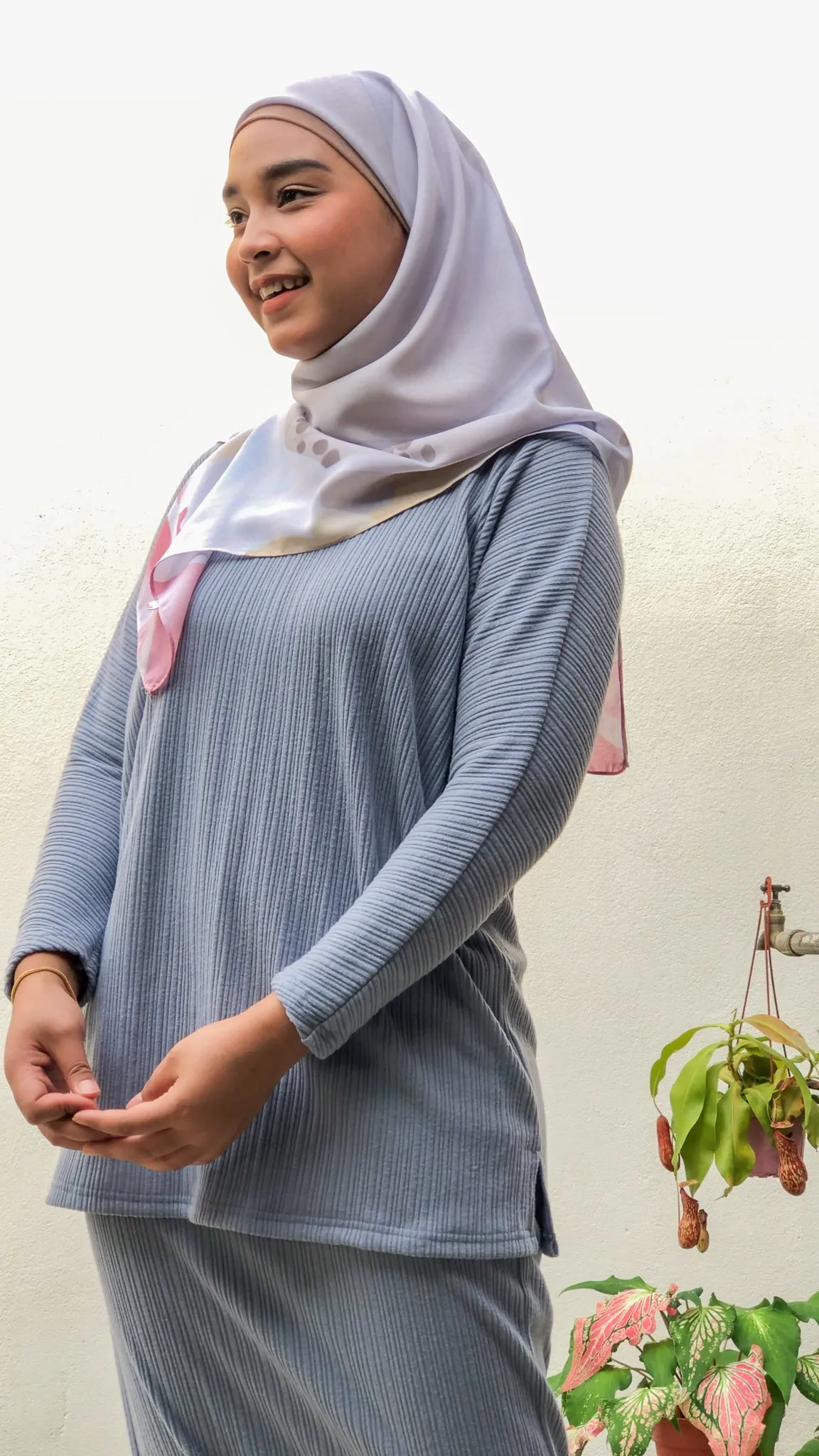 Saniya Batwing Knit Blouse