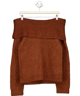 Sezane Brown Aurore Wool/Mohair Blend Jumper UK M