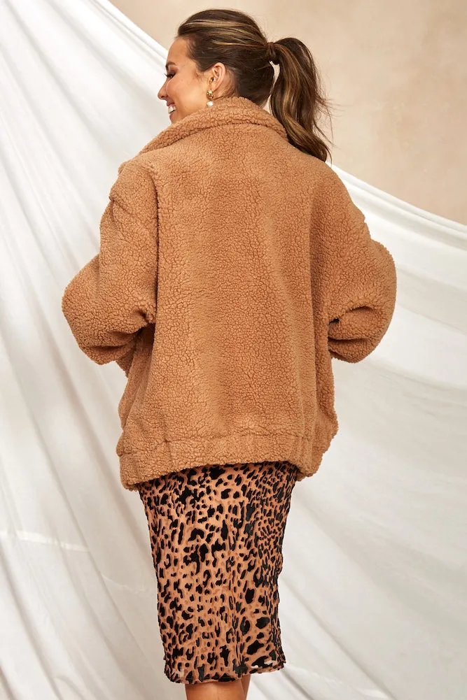 Winter Wonderland Jacket Camel-- TO HM