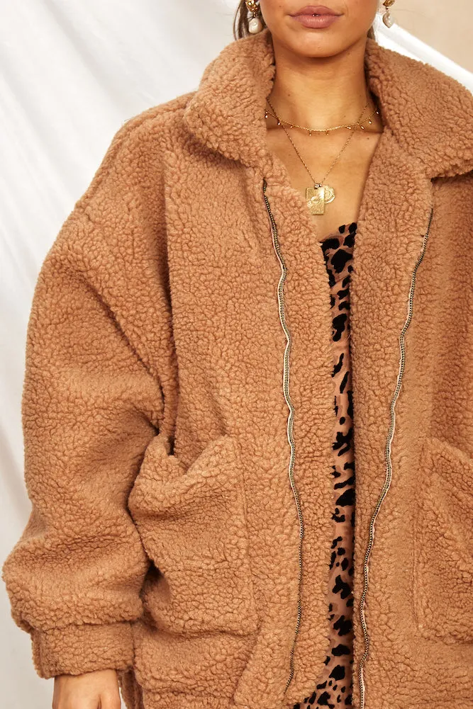 Winter Wonderland Jacket Camel-- TO HM